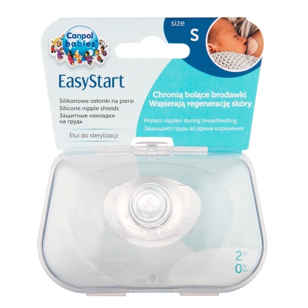 Cиликоновые накладки на сосок Canpol babies Premium, размер S, 2 шт. (18/602) - Pampik