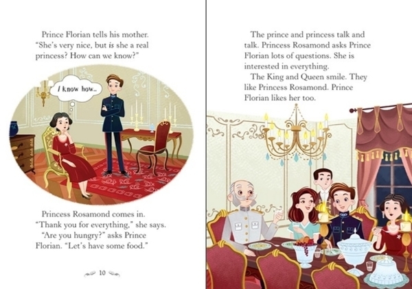 Детская книга Usborne Принцесса на горошине, англ. язык - Pampik - 4