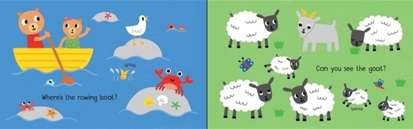 Детская книга Usborne Где занята пчела?, англ. язык - Сэм Тэплин - Pampik - 2