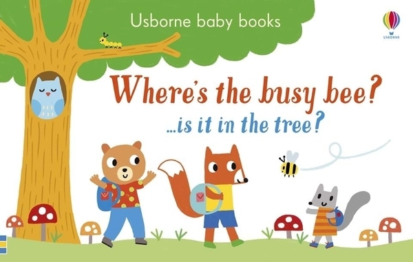 Детская книга Usborne Где занята пчела?, англ. язык - Сэм Тэплин - Pampik