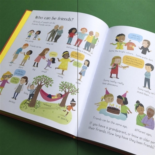 Детская книга Usborne Все о друзьях, англ. язык - Pampik - 3