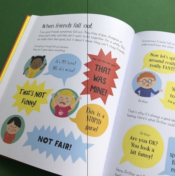 Детская книга Usborne Все о друзьях, англ. язык - Pampik - 2