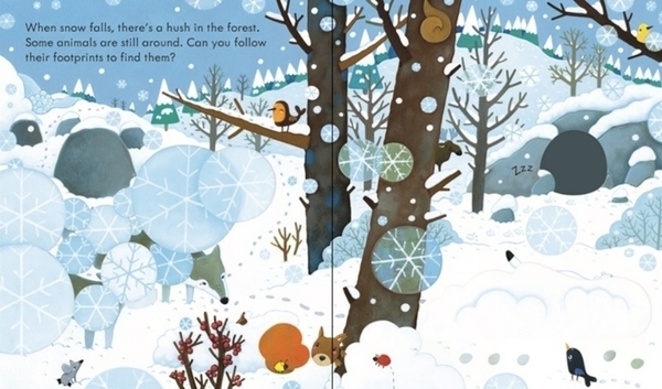 Детская книга Usborne Внутри леса, англ. язык - Анна Милбурн - Pampik - 4