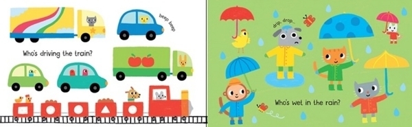 Детская книга Usborne Кто в воздухе?, англ. язык - Сэм Тэплин - Pampik - 3