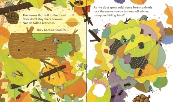 Детская книга Usborne Внутри леса, англ. язык - Анна Милбурн - Pampik - 3