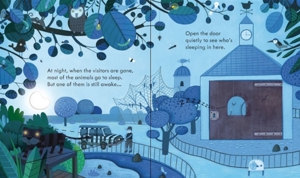 Детская книга Usborne В зоопарке, англ. язык - Анна Милбурн - Pampik - 2