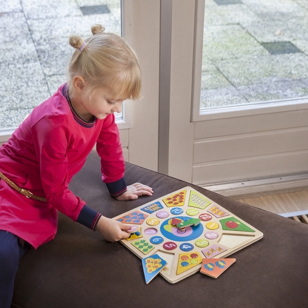 Мульти-пазл New Classic Toys Мульти-пазл Годинники (18250) - Pampik - 4