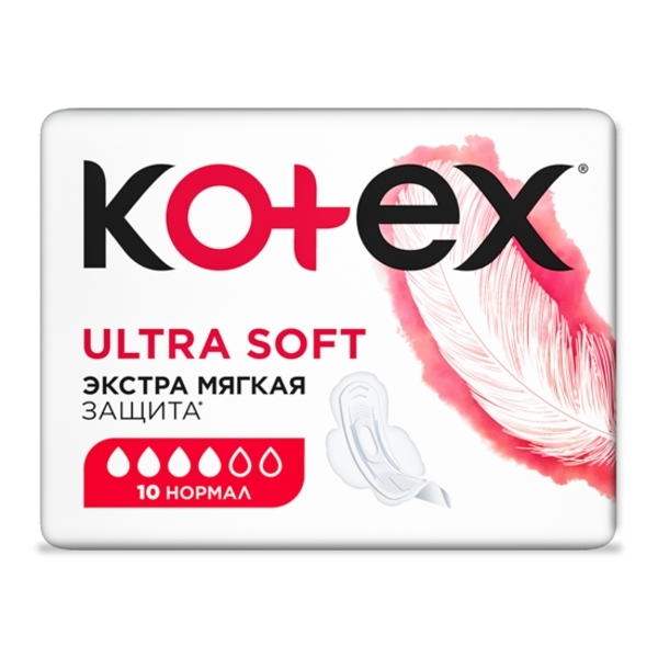 Прокладки гігієнічні Kotex Ultra Soft Normal, 10 шт. - Pampik - 3