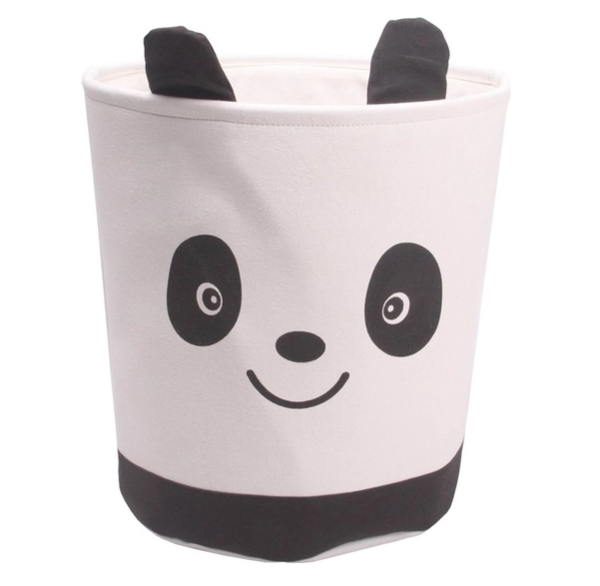 Кошик текстильний кругла Handy Home Панда, 40х42 см (CEW-04) - Pampik