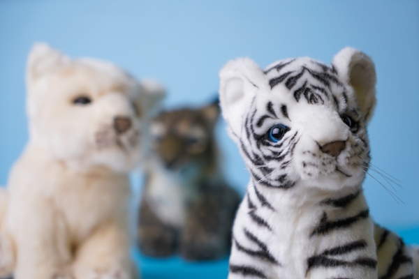 Мягкая игрушка Hansa Белый тигр, 18 см (3420) - Pampik - 6