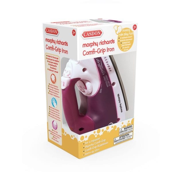 Игрушечный утюг Casdon Comfi Grip Iron, розовый (494) - Pampik - 4