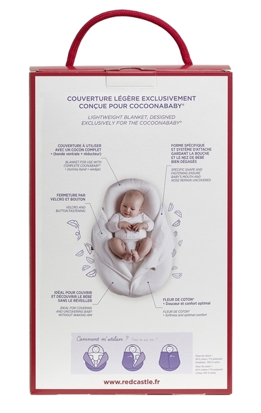 Ковдра Red Castle Cocoonacover для Cocoonababy, легке, білий (0448166) - Pampik - 2