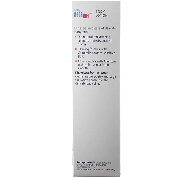 Лосьйон для тіла Sebamed Baby Lotion, з помпою, 400 мл - Pampik - 4