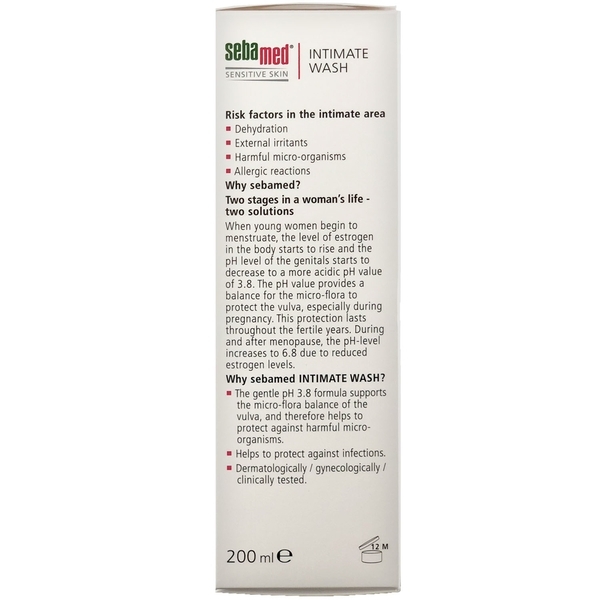 Гель для интимной гигиены Sebamed Feminine Intimate Wash pH 3.8, 200 мл - Pampik - 3