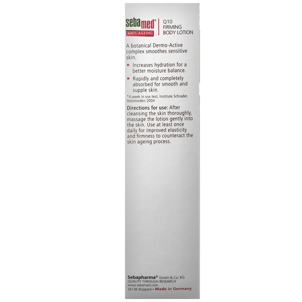 Антивіковий лосьйон для тіла Sebamed Anti-Ageing Q10 Firming Body Lotion, 200 мл - Pampik - 4