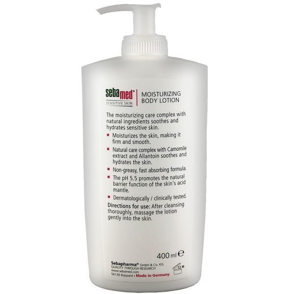 Лосьйон для тіла Sebamed Body Lotion, з дозатором, 400 мл - Pampik - 3