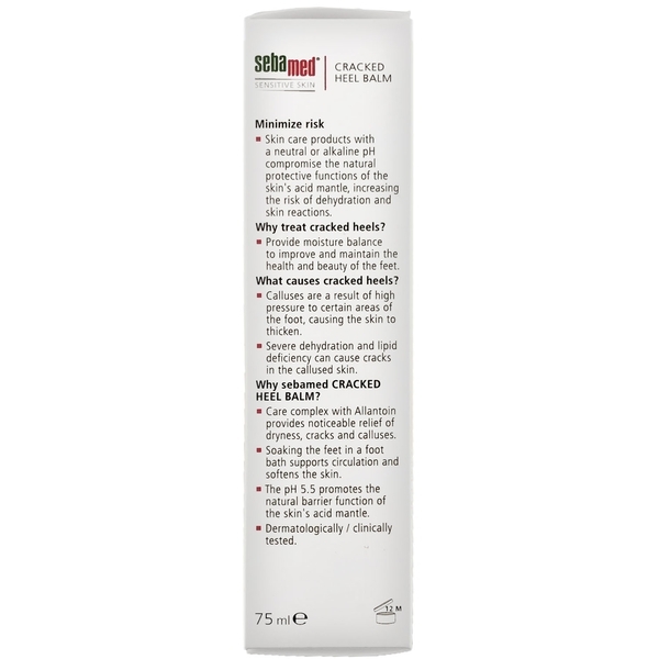 Бальзам проти тріщин на ступнях Sebamed Sensitive Skin Cracked Heel Balm, 75 мл - Pampik - 5
