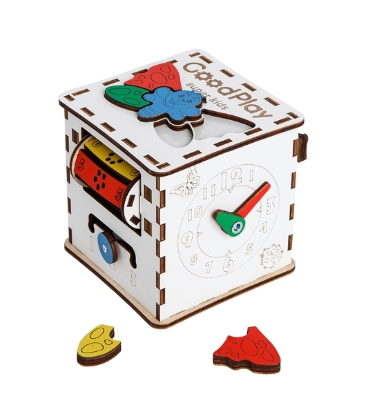 Розвиваючий бізікуб GoodPlay ecoToy Міні (K001) - Pampik - 8