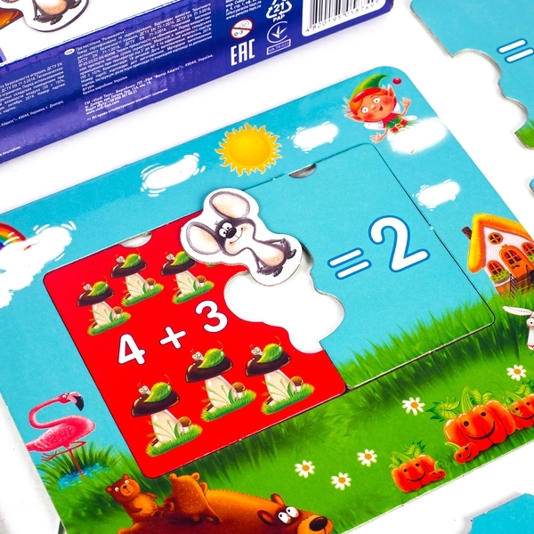 Розвиваюча гра Vladi Toys Я розв' язую приклади (VT5202-10) - Pampik - 3