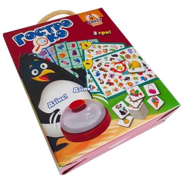 Гра із дзвоником Vladi Toys Зорке око, укр. (VT8010-03) - Pampik