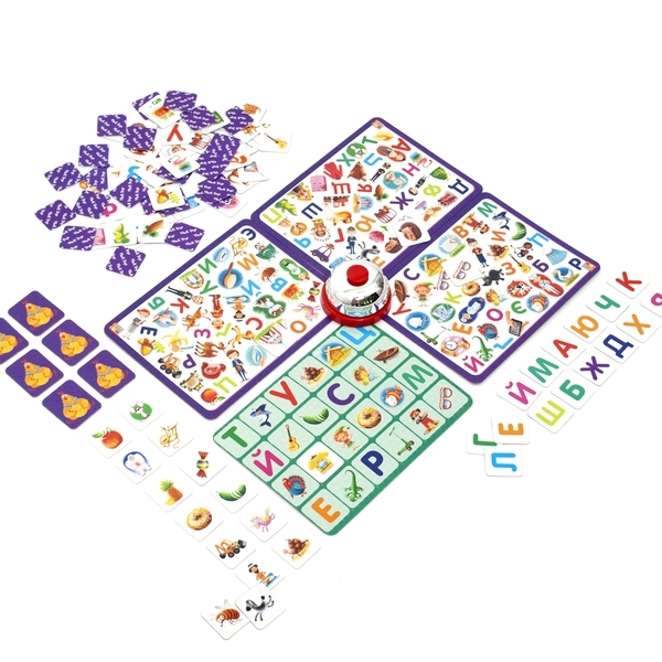 Гра зі дзвінком Vladi Toys Гостре око Азбука, укр. мова (VT8010-14) - Pampik - 2