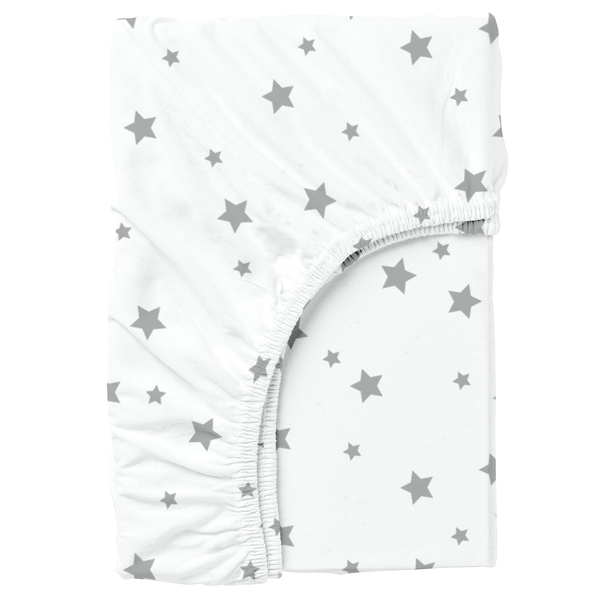 Набір простирадл на резинці Cosas Зорепад і Бежева, ранфорс, 200х90 см, білий, бежевий, 2 шт. - Pampik - 3