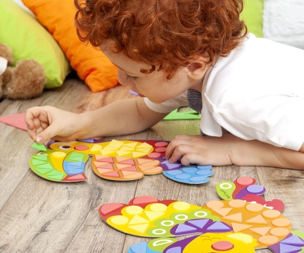 Набор для творчества Vladi Toys Мягкая фигурная мозаика. Пеликан, укр (VT4511-02) - Pampik - 6