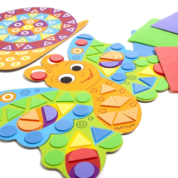 Набор для творчества Vladi Toys Мягкая фигурная мозаика. Улитка, укр (VT4511-01) - Pampik - 2