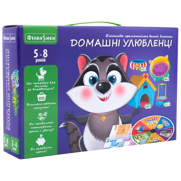 Настольная игра Vladi Toys Домашние любимцы, укр. (VT2312-07) - Pampik