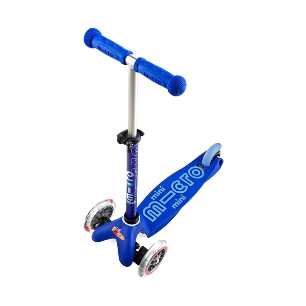 Самокат Micro Mini Deluxe, синий (MMD006) - Pampik