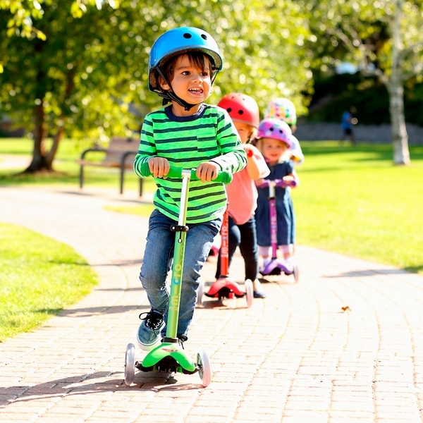 Самокат Micro Mini Deluxe, зеленый (MMD002) - Pampik - 12