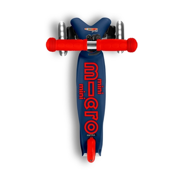 Самокат Micro Mini Deluxe LED, темно-синій (MMD118) - Pampik - 3