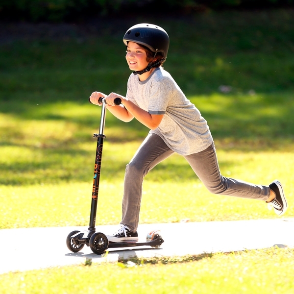 Самокат Micro Maxi Deluxe, чорний (MMD020) - Pampik - 8