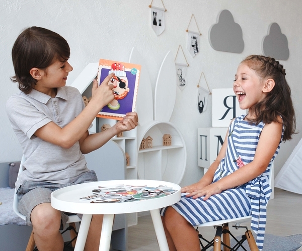 Магнитная игра Vladi Toys Фейсики (VT3702-15) - Pampik - 5