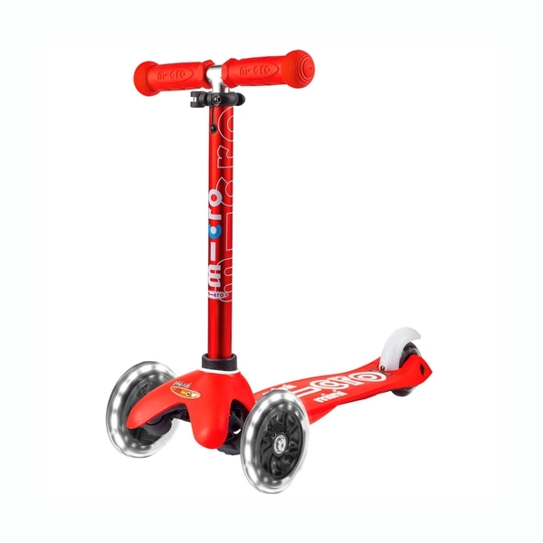 Самокат Micro Mini Deluxe, красный (MMD073) - Pampik