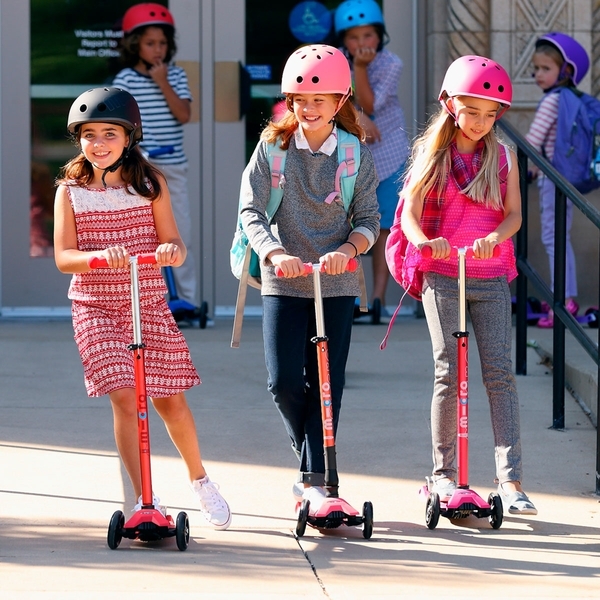 Самокат Micro Maxi Deluxe, розовый (MMD021) - Pampik - 8