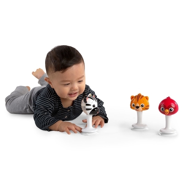 Брязкальце на присоску Baby Einstein Rattle & Jingle Trio (12359) - Pampik - 4