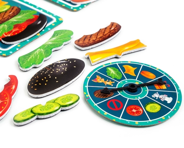 Магнитная игра Vladi Toys Бургер (VT2310-06) - Pampik - 3