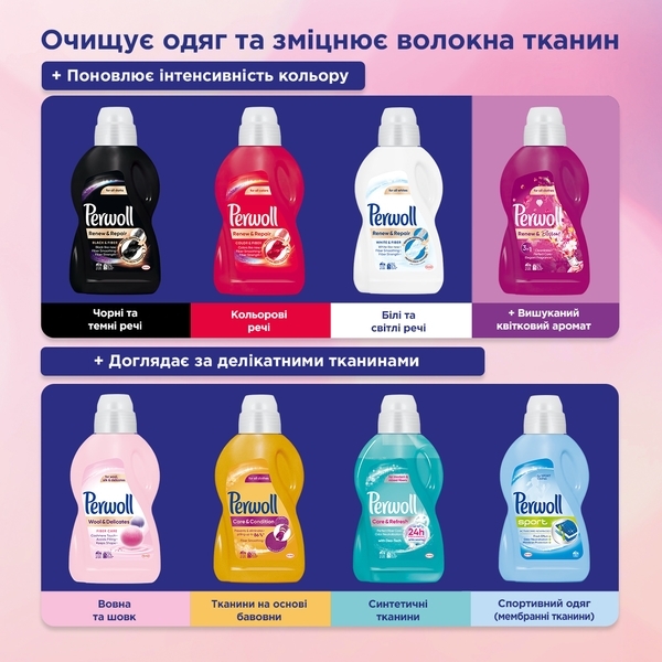 Гель для щоденного прання Perwoll Care & Repair, 2,7 л - Pampik - 6