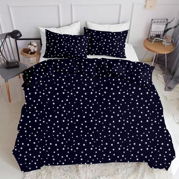 Наволочка Cosas StarsfallBlue, ранфорс, 40х60 см, темно-синий - Pampik - 2