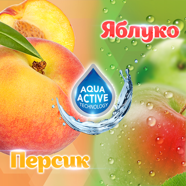 Туалетний блок для унітаза Bref Зміна аромату Персик-Яблуко, 50 г - Pampik - 4