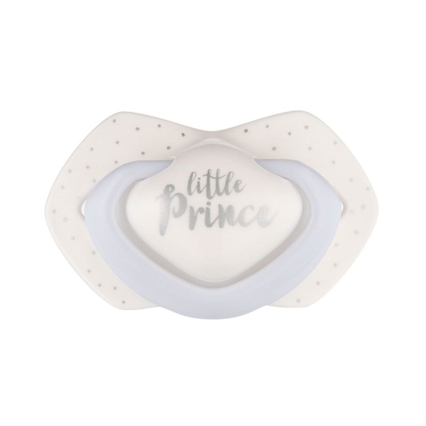 Силиконовая симметричная пустышка Canpol babies Royal baby, 6-18 месяцев, 2 шт., голубой (22/651_blu) - Pampik - 2