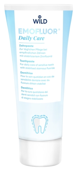 Зубна паста Dr. Wild & Co. AG Emofluor Щоденний догляд, 75 мл (11.1423) - Pampik