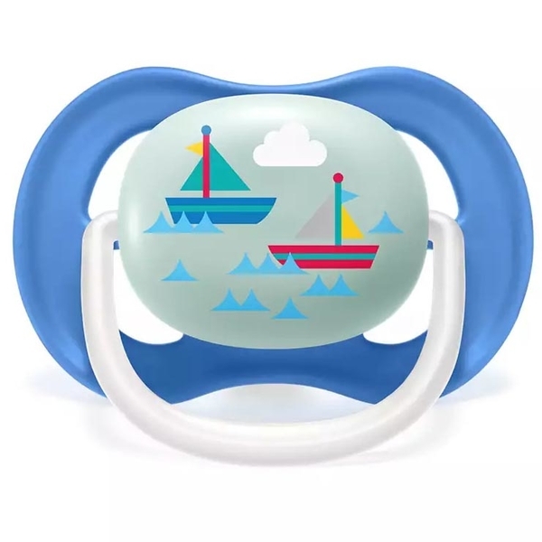 Пустушка Philips Avent Ultra Air I love для хлопчика, 6-18 місяців, 2 шт. (SCF080/03) - Pampik - 3