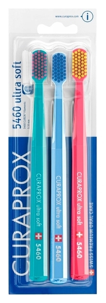Набір зубних щіток Curaprox Ultra Soft 5460, 3 шт. - Pampik - 2