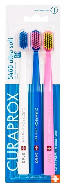 Набір зубних щіток Curaprox Ultra Soft 5460, 3 шт. - Pampik - 3