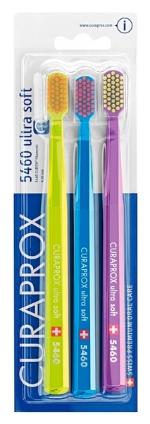 Набір зубних щіток Curaprox Ultra Soft 5460, 3 шт. - Pampik - 4
