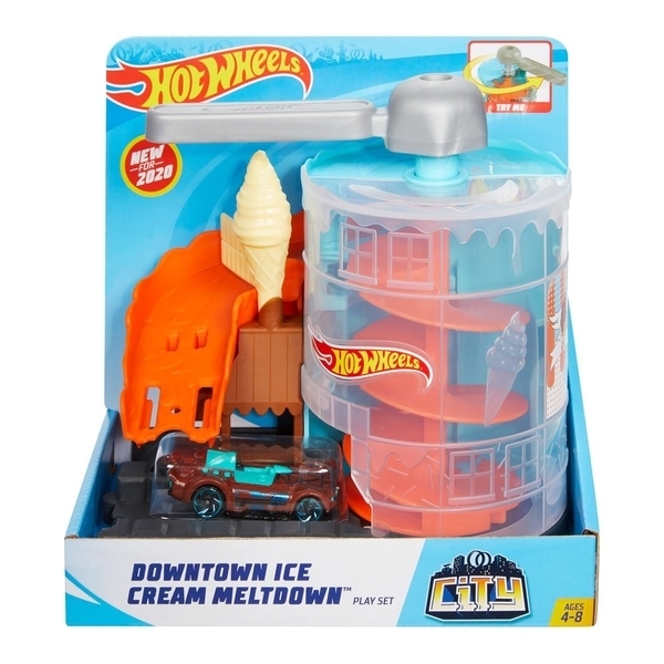 Ігровий набір Hot Wheels Пригоди в магазині морозива (GJK74) - Pampik - 6