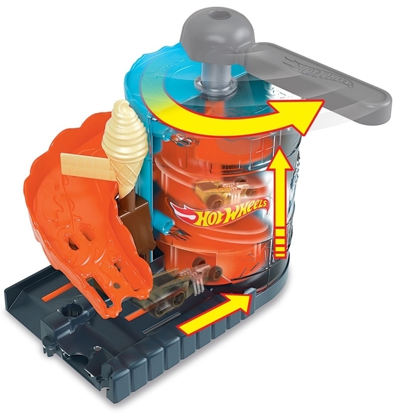 Ігровий набір Hot Wheels Пригоди в магазині морозива (GJK74) - Pampik - 3