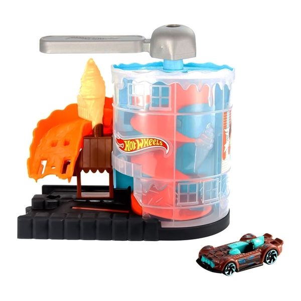 Ігровий набір Hot Wheels Пригоди в магазині морозива (GJK74) - Pampik